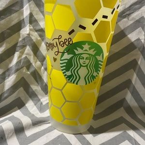 Honeybee reusable Starbucks cold cup